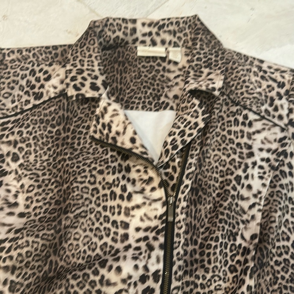 Women’s Chico’s size 4 animal print jacket
